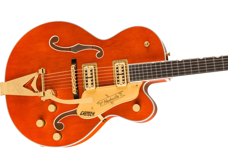 Gretsch Nashville Hollow Body String-Thru Bigsby, EB, Orange Stain 