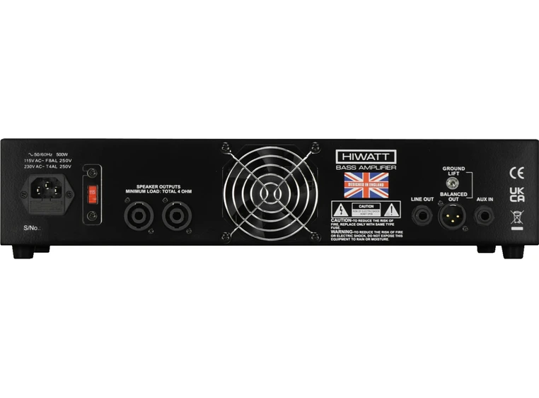 Hiwatt Bulldog 440SH Basstopp Rack version 400w 