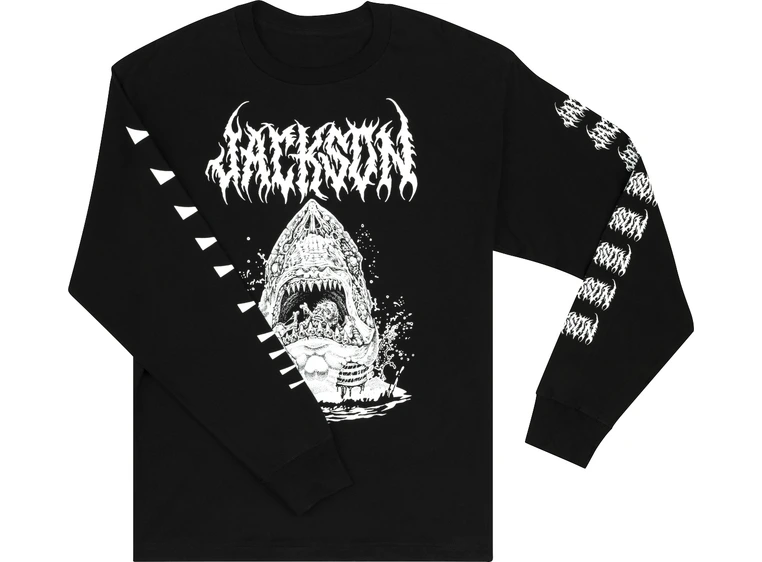 Jackson Sharkrot L/S T-Shirt, Black XL 