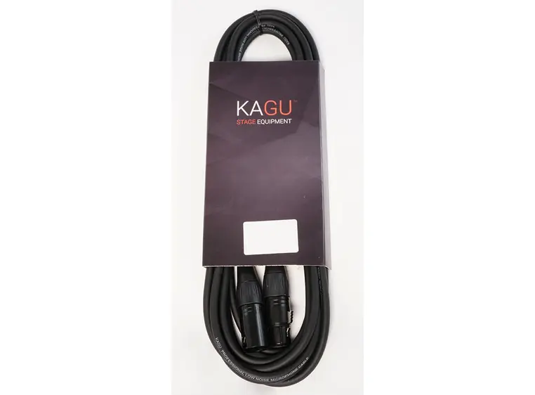 KAGU DMNX3BK DMX-kabel 3m 3-pin, sort 