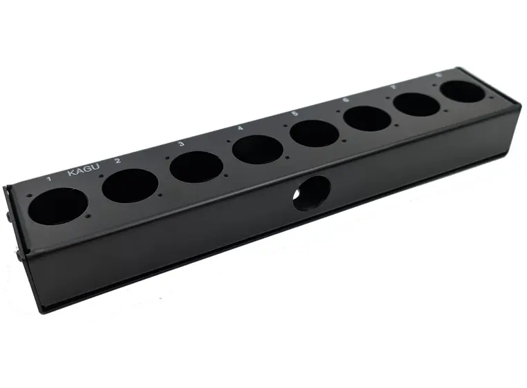 Kagu Veggboks med 8x D-size hull 