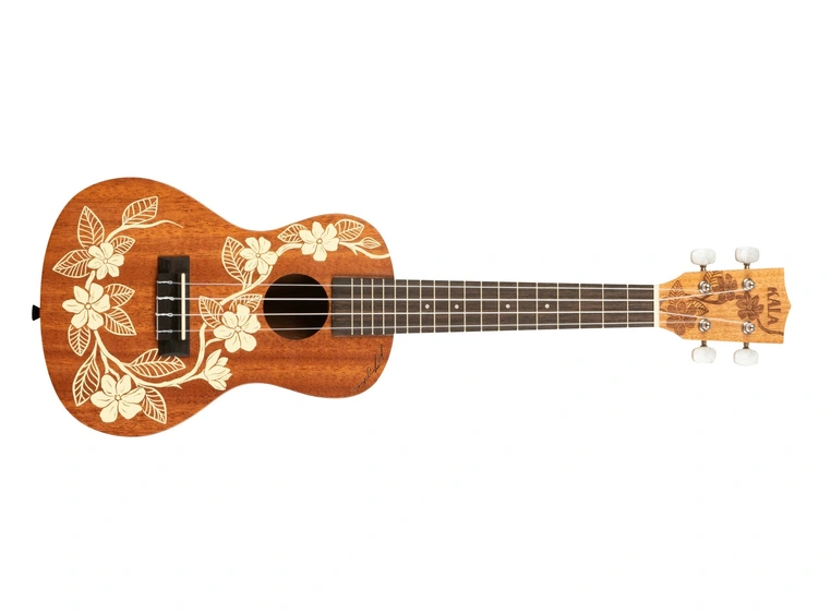 Kala Gardenia Mahogany Concert Ukulele Med bag 