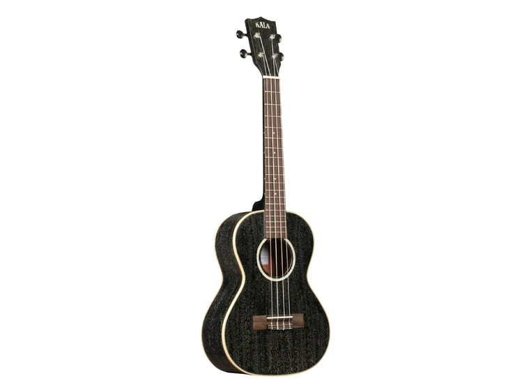 Kala KA-SDH-T All Solid Salt & Pepper Doghair Mahogany Tenor Ukulele, bag