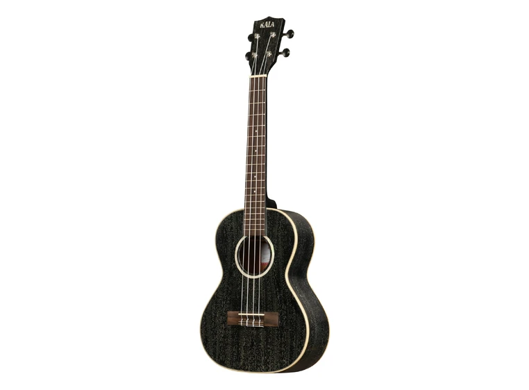 Kala KA-SDH-T All Solid Salt & Pepper Doghair Mahogany Tenor Ukulele, bag