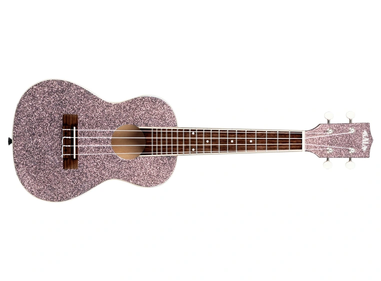 Kala KA-SPRK-PINK Sparkle Series Pink Champagne Concert Ukulele, bag (UB-C) 