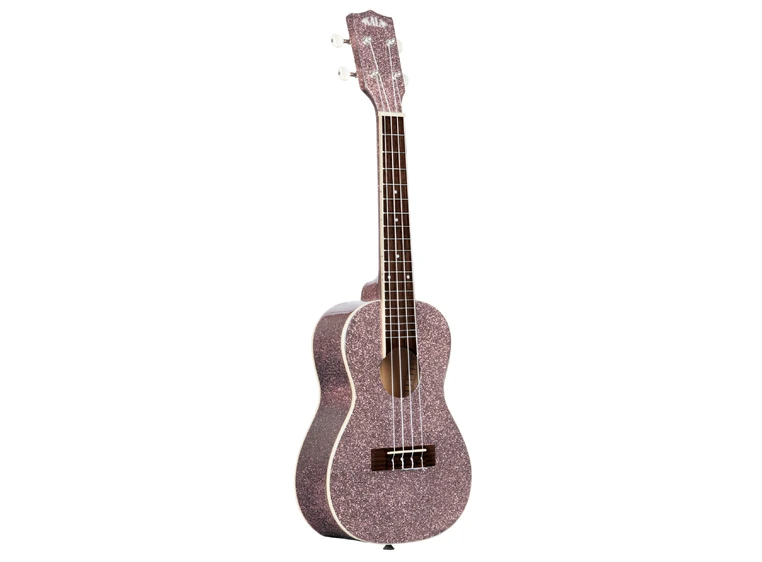 Kala KA-SPRK-PINK Sparkle Series Pink Champagne Concert Ukulele, bag (UB-C) 
