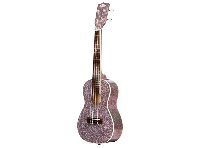 Kala KA-SPRK-PINK Sparkle Series Pink Champagne Concert Ukulele, bag (UB-C) 