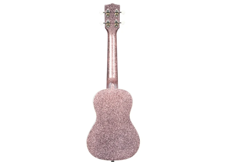 Kala KA-SPRK-PINK Sparkle Series Pink Champagne Concert Ukulele, bag (UB-C) 
