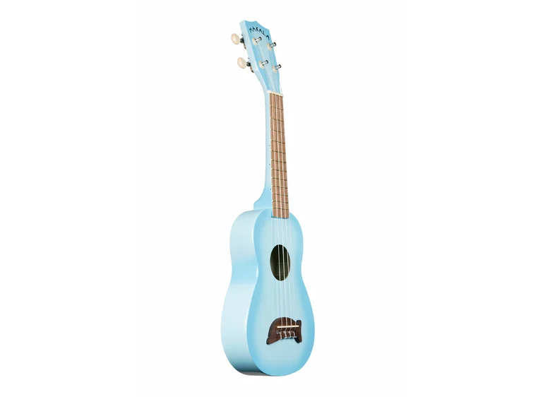 Kala Makala Dolphin MK-SD-LBLBURST Light Blue Burst Soprano Ukulele med bag 