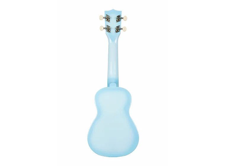 Kala Makala Dolphin MK-SD-LBLBURST Light Blue Burst Soprano Ukulele med bag 