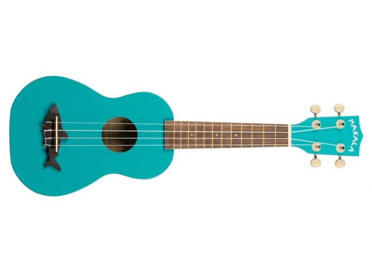 Kala Makala Shark MK-SS-BLU Blue, Soprano Ukulele, med bag 
