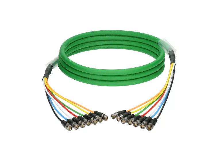 Klotz VUM7X1NU UHD 7-veis kabel, 15meter Neutrik UHD BNC-plugger (HD/UHD/12G/4K) 