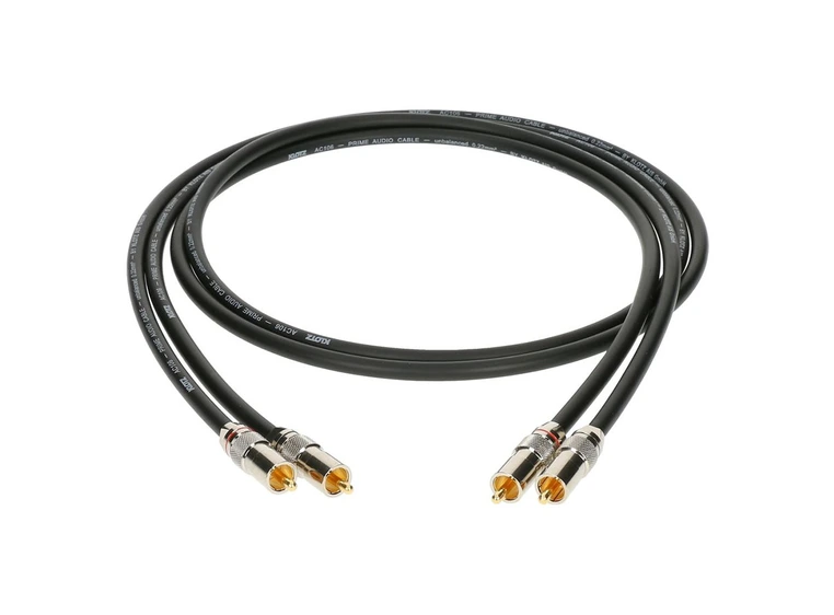 Klotz dobbel phonokabel, 2x RCA-2x RCA 10m 
