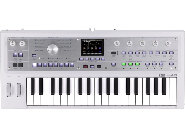 Korg microKorg 2 Metallic White 