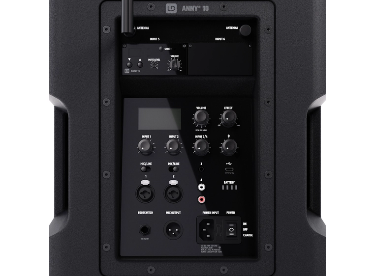 LD Systems ANNY 10 BPH B5 Kompakt-PA Batteri/BT, trådløst bøylesystem 