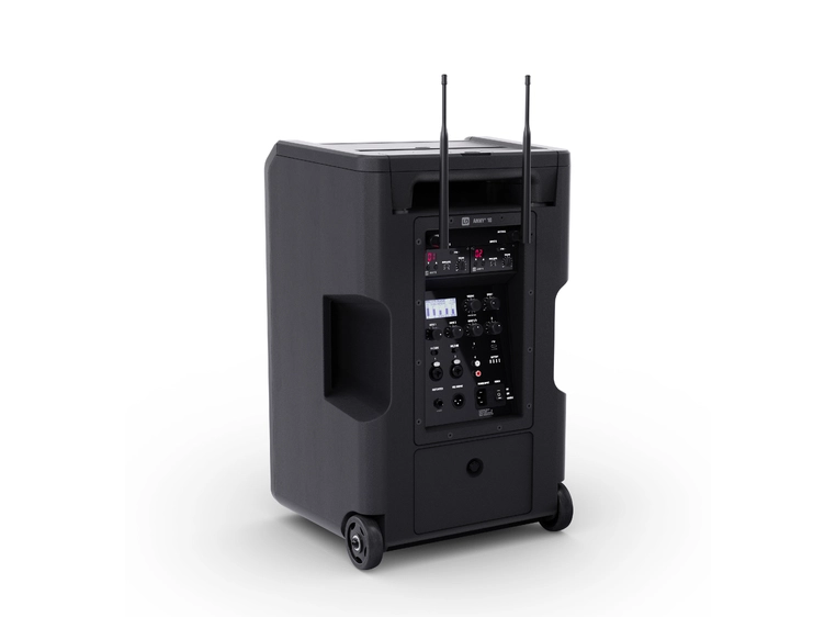 LD Systems ANNY 10 HHD 2 B6 Kompakt-PA Batteri/BT, 2 trådløse mikrofoner 