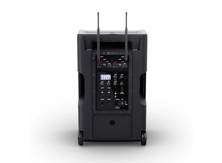 LD Systems ANNY 10 HHD 2 B6 Kompakt-PA Batteri/BT, 2 trådløse mikrofoner 
