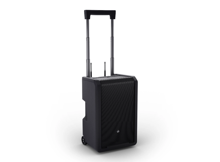 LD Systems ANNY 10 HHD 2 B6 Kompakt-PA Batteri/BT, 2 trådløse mikrofoner 
