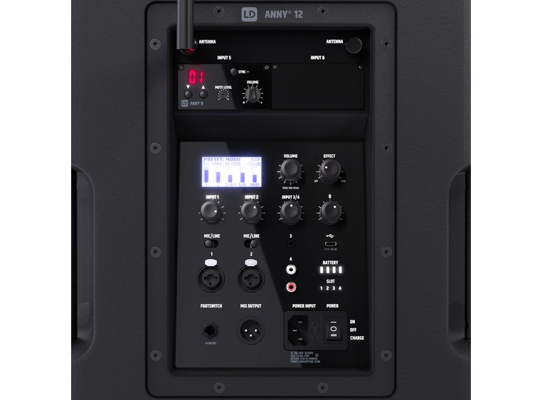 LD Systems ANNY 12 BPH B5 Kompakt-PA 1x lommesender og bøylemikrofon 