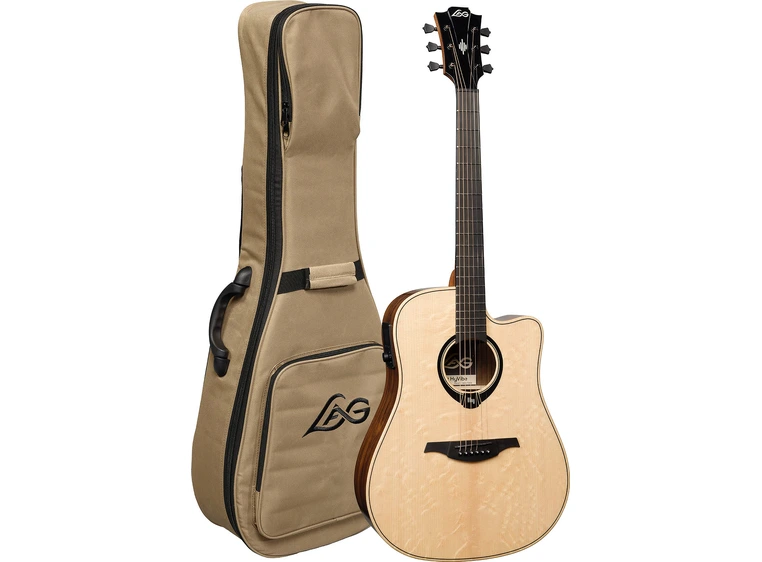 Lag Guitars HV30DCE HyVibe 30 Dreadnought Cutaway Gloss 