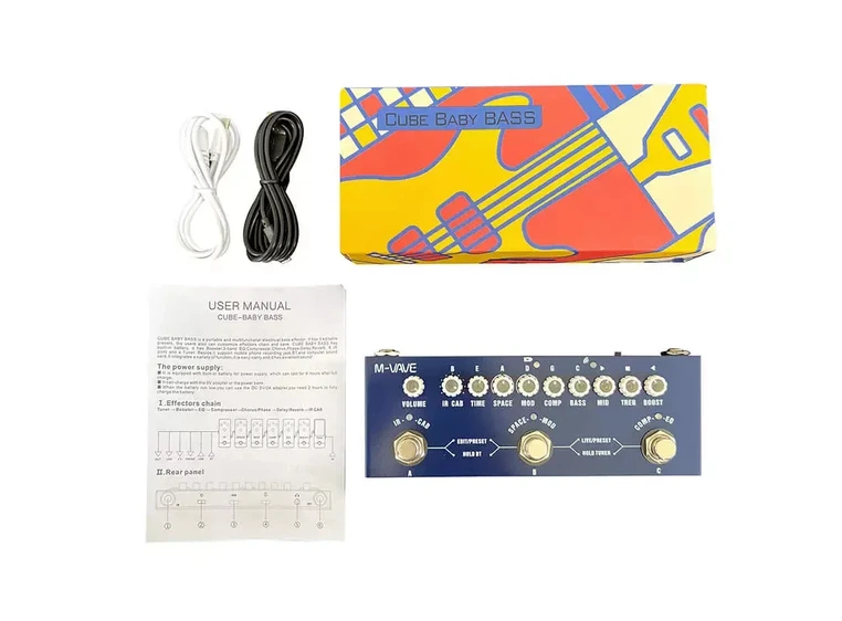 M-vave Cube Baby Bass bass-pedal 