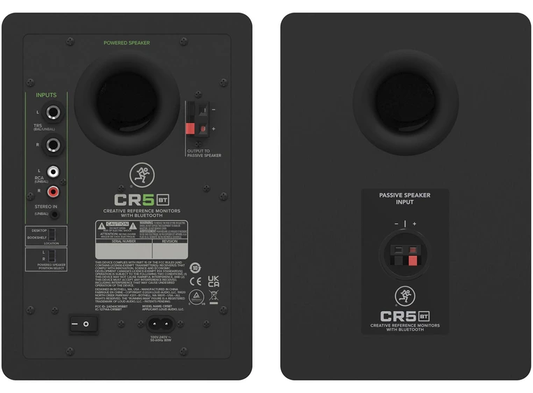 Mackie CR5BT 5.25" Studiomonitorer (Pris per par) 