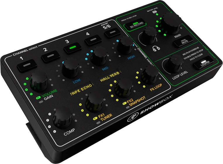 Mackie Showbox battery powered all-in-one live performance rig 