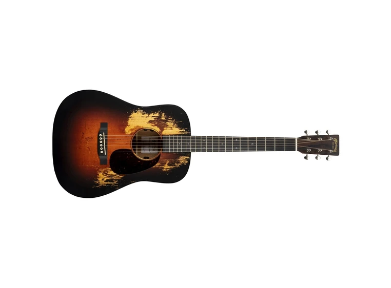 Martin D JR E StreetLegend Burst Spruce Top, Sapele, Martin E-1 Preamp 