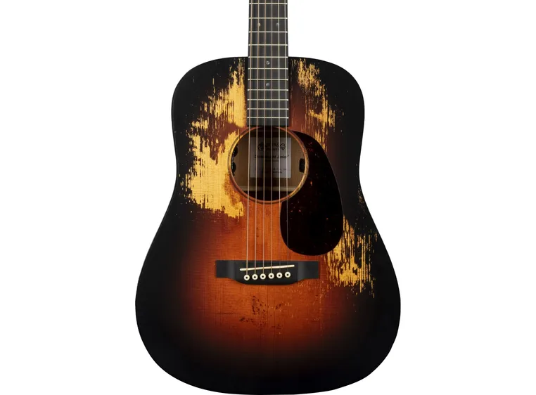 Martin D JR E StreetLegend Burst Spruce Top, Sapele, Martin E-1 Preamp 