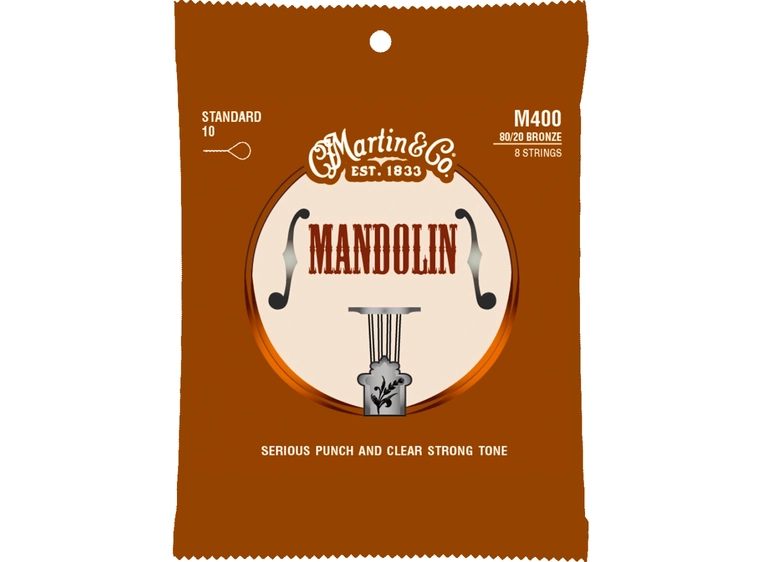 Martin Guitar M400 Mandolin 80/20 (010-034) Standard 