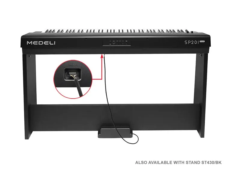 Medeli SP201+ Digital Stage Piano Black