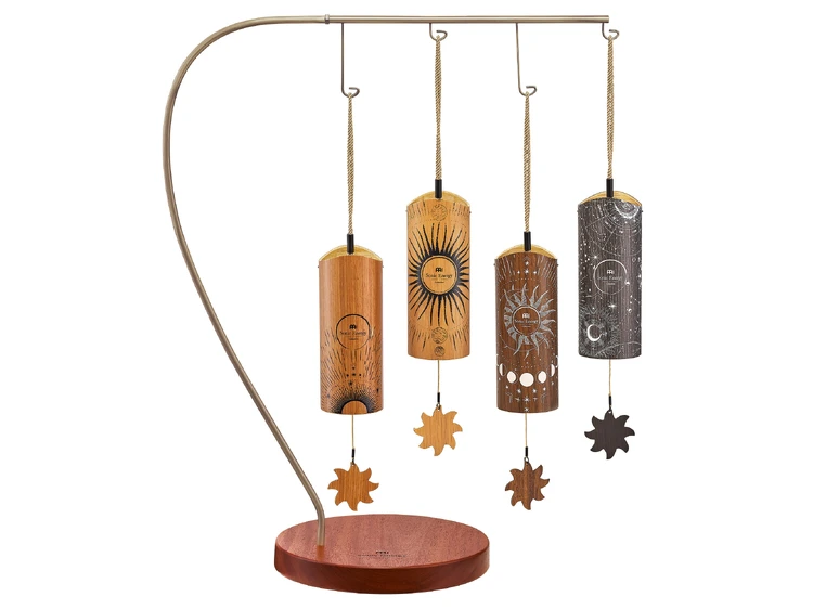 Meinl CBCS4SET Cosmic Bamboo Chime Set 4 pcs. w/stand 