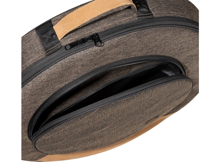 Meinl MCCB22MO Classic Cymbal bag 22" w/Backpack, Mocha Tweed 