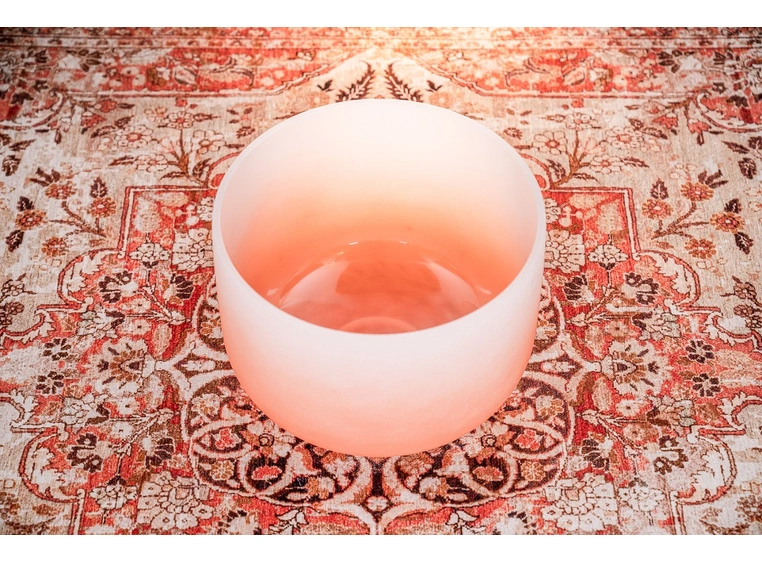 Meinl S.En. CSBC13D Crystal Singing Bowl 13 / D4 / Sacral Chakra, Orange 