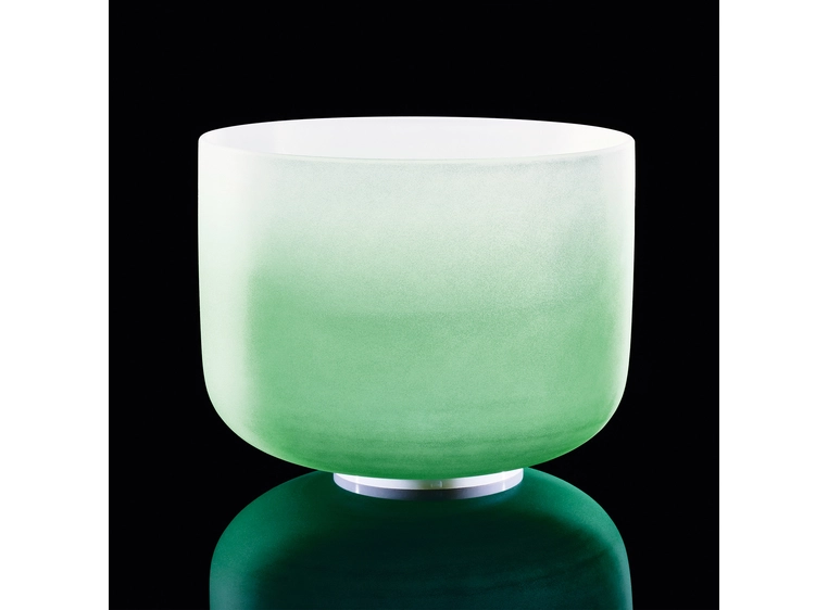 Meinl Sonic En. CSBC11F Crystal Singing Bowl 11 / F / 440Hz Heart Chakra, Green 