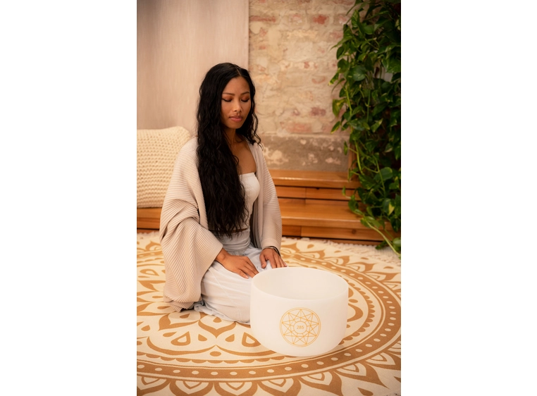 Meinl Sonic En. SOLCSB12-285 Solfeggio Crystal Singing Bowl 12, 285 Hz, C#3 