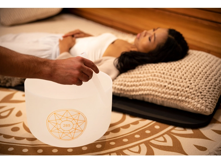 Meinl Sonic En. SOLCSB12-285 Solfeggio Crystal Singing Bowl 12, 285 Hz, C#3 