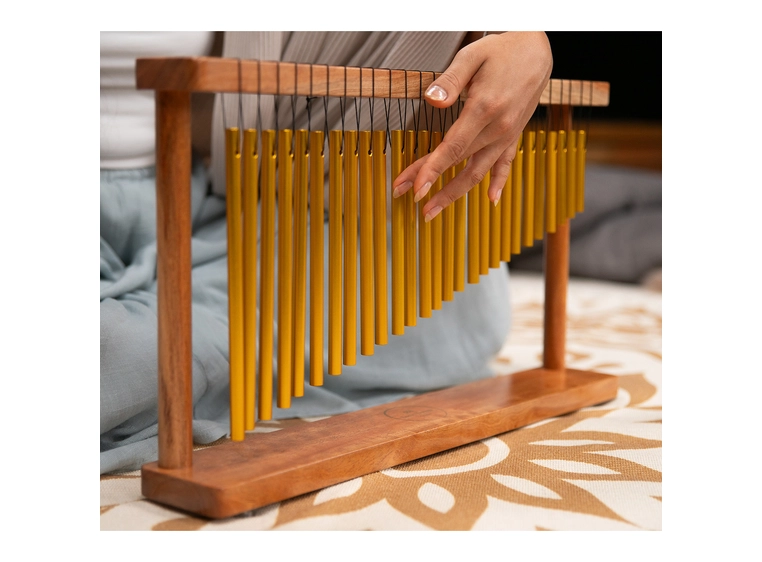 Meinl Sonic Energy TCH27RP Table Chimes, 27 Bars, Walnut Brown 