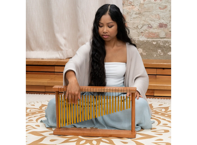 Meinl Sonic Energy TCH27RP Table Chimes, 27 Bars, Walnut Brown 