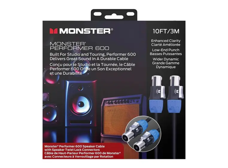 Monster Performer 600 Speaker 10 ft. Speak-On (60005) 