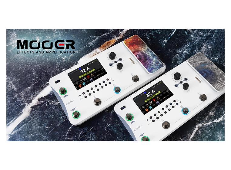 Mooer GE1000 White Amp Modeling & Multi Effects 