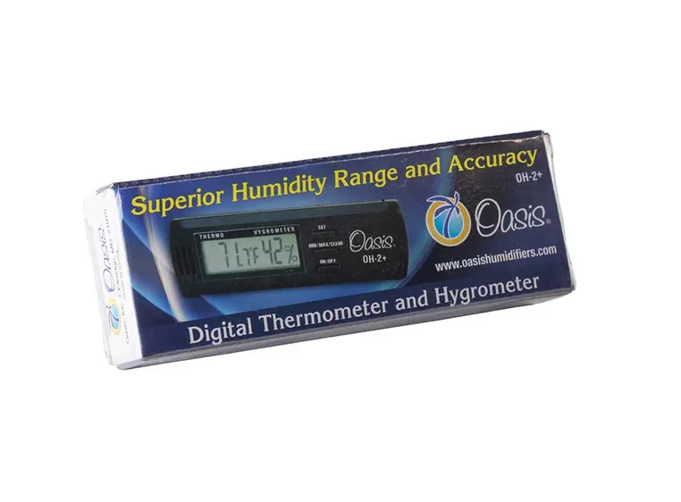 Oasis OH-2+ Digital hygrometer with case clip 