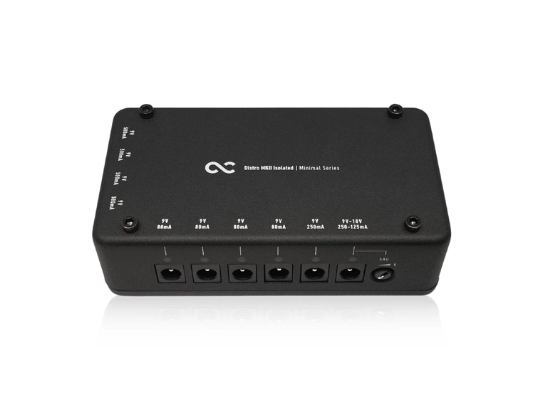 One Control Minimal Distro MKII Isolated Power Distributor, Black 