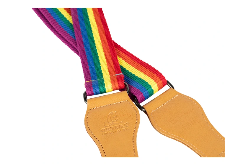 Ortega OCS-570U Cotton Ukulele Strap Creative Series, Pride 