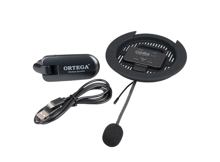 Ortega OSWS100 Digitalt trådløst system for akustisk gitar (stålstrenger) 