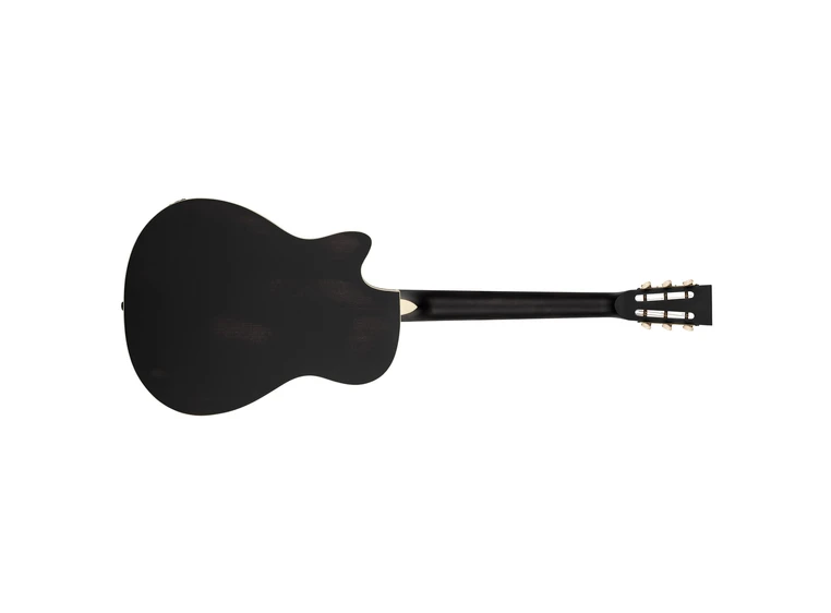 Ortega RRG40CE-DBK Americana Series Resonator Guitar, Cutaway, Satin black 