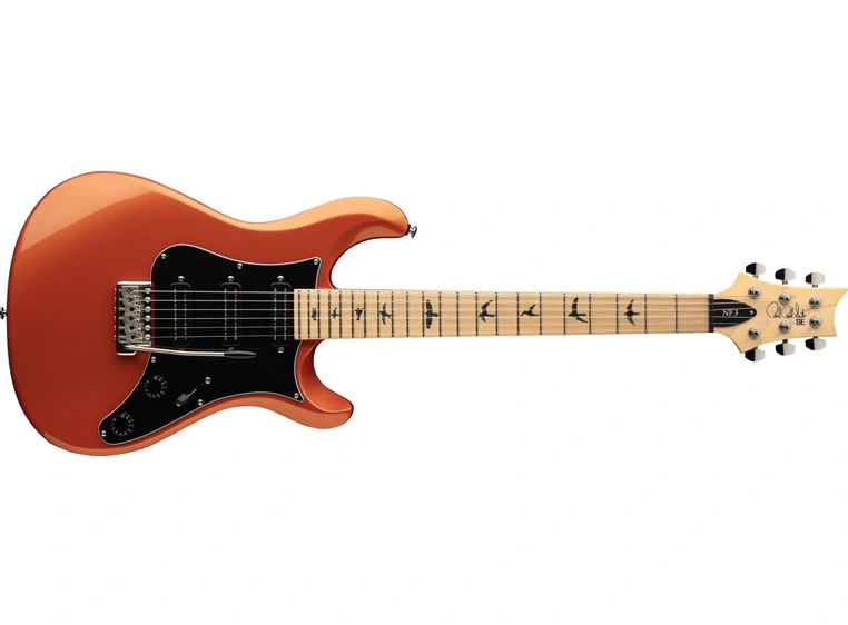 PRS SE NF3 Metallic Orange Maple Fretboard 