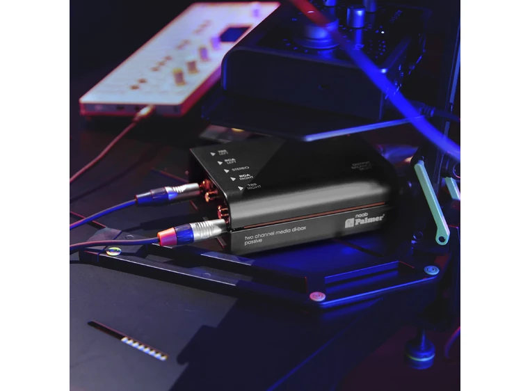 Palmer RIVER naab Passive 2-channel media DI box 