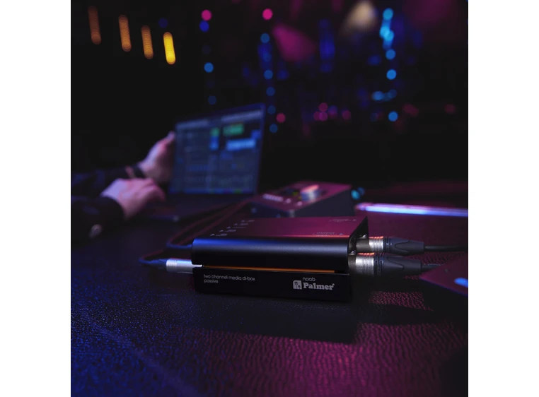 Palmer RIVER naab Passive 2-channel media DI box 