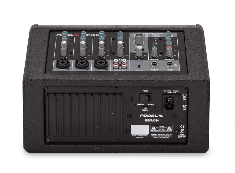 Proel FREEPASS6 høyttaler m/ mikser 150W 